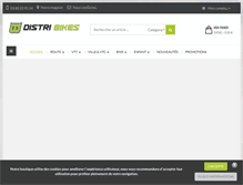 Tablet Screenshot of distri-bikes.com